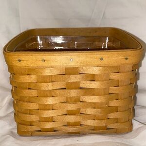 Longaberger Handcrafted Tan Woven Basket